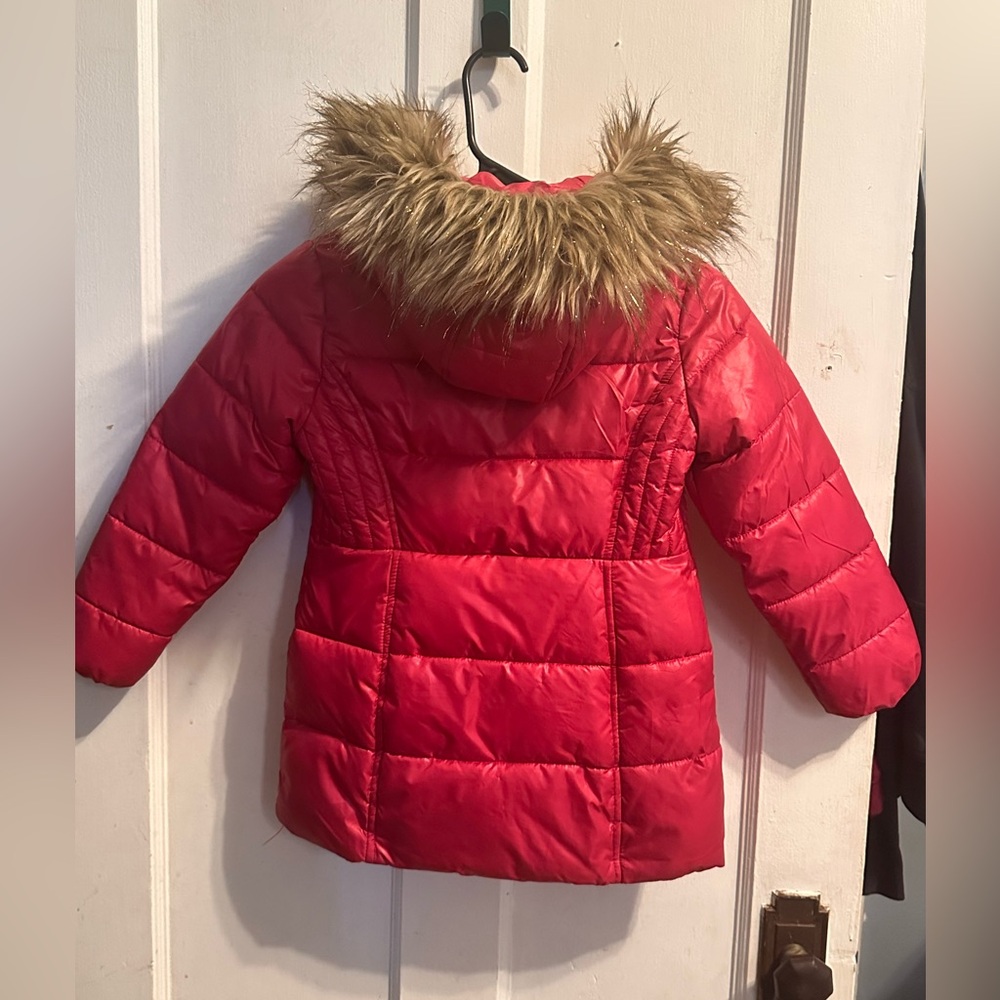Michael Kors puffy jacket fur hood